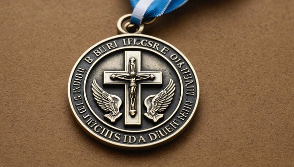 Médaille de baptême : symboles de foi et personnalisation